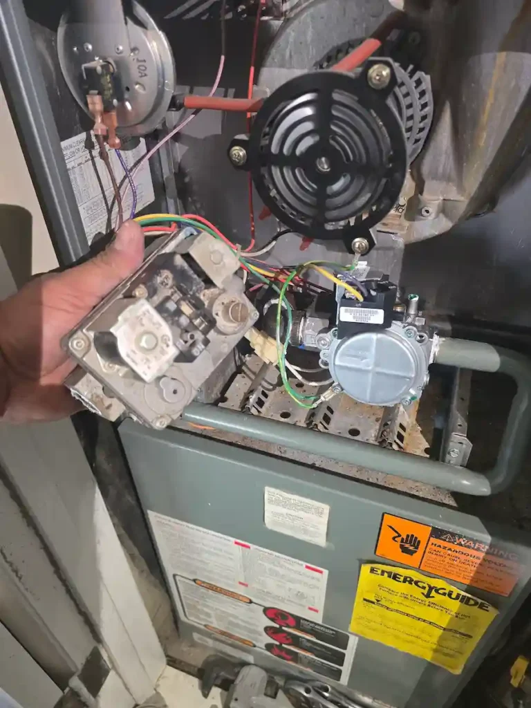 Professional heating repair service in San Antonio provided by E-MAX HVAC expert technicians